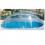 Schwimmbadüberdachung Cabrio Dome - Ovalformbecken