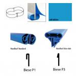 Schwimmbadfolie Achtformbecken - 1,20 m tief, Folienstärke 0,6 mm