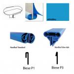 Schwimmbadfolie Ersatzfolie Ovalformbecken 1,35 m, Folienstärke 0,8 mm